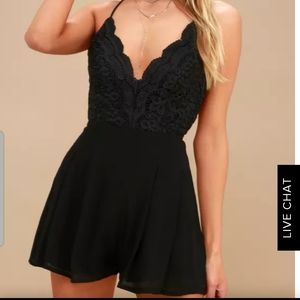 Lulu's lace romper